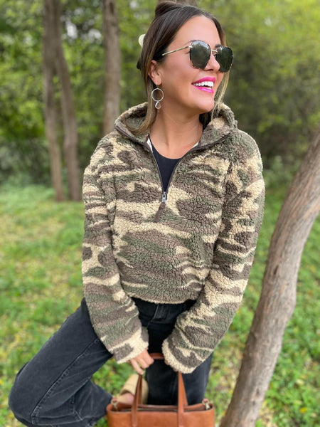 Preorder Teddy 1/4 Zip Sherpas