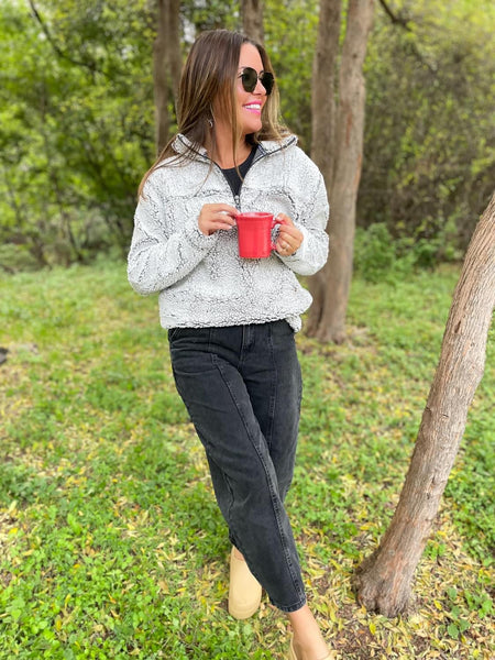 Preorder Teddy 1/4 Zip Sherpas