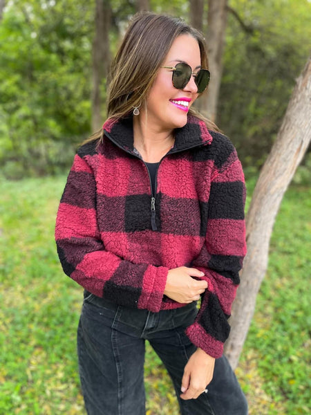 Preorder Teddy 1/4 Zip Sherpas
