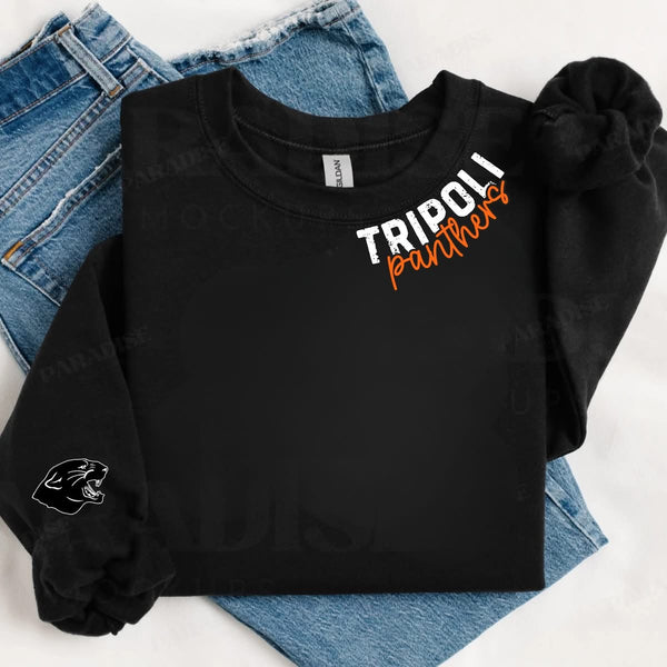 Preorder Custom Neck/Logo Sleeve Sweatshirt or Tee