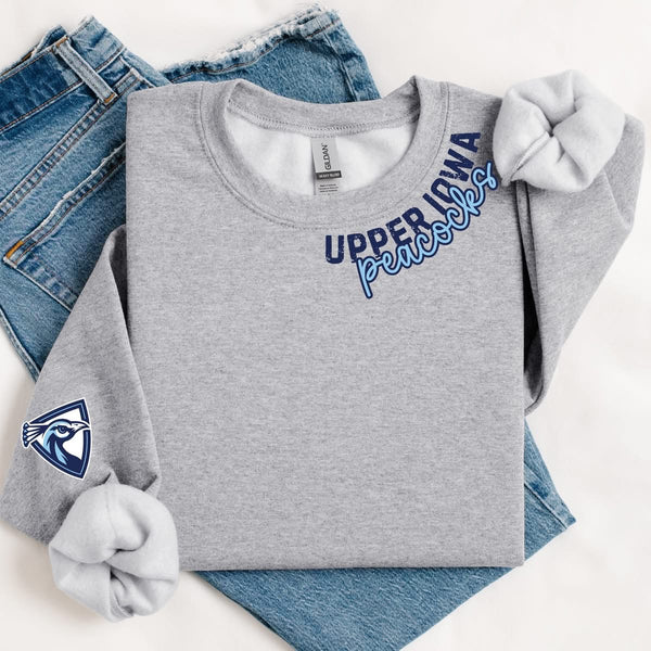 Preorder Custom Neck/Logo Sleeve Sweatshirt or Tee