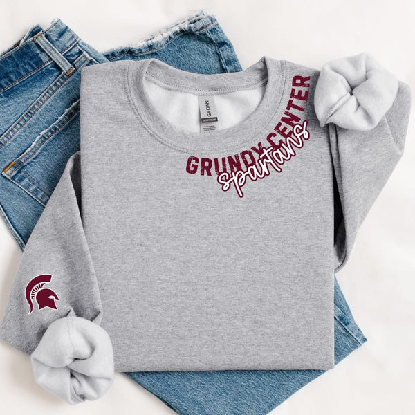 Preorder Custom Neck/Logo Sleeve Sweatshirt or Tee