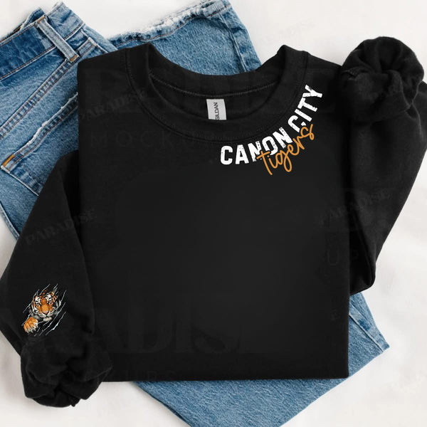 Preorder Custom Neck/Logo Sleeve Sweatshirt or Tee