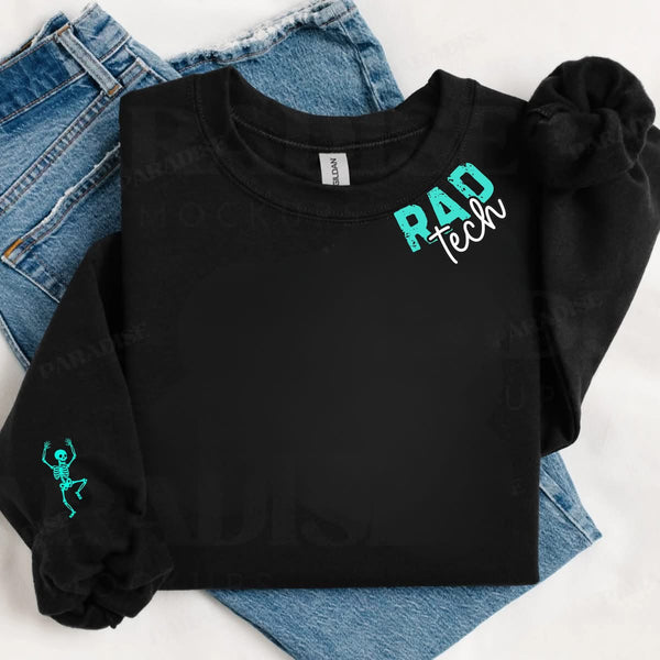 Preorder Custom Neck/Logo Sleeve Sweatshirt or Tee