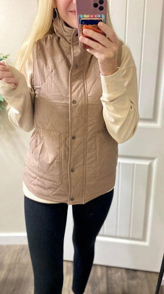 MM Quilted Short Vest