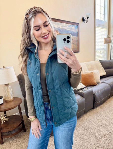 MM Quilted Short Vest