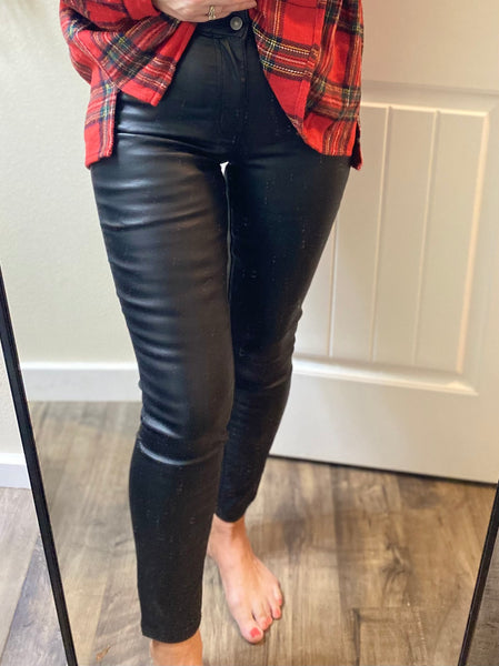 Faux Leather Skinny Pants