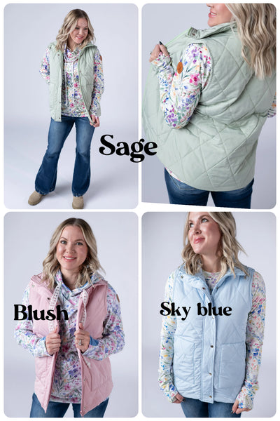 MM Quilted Short Vest