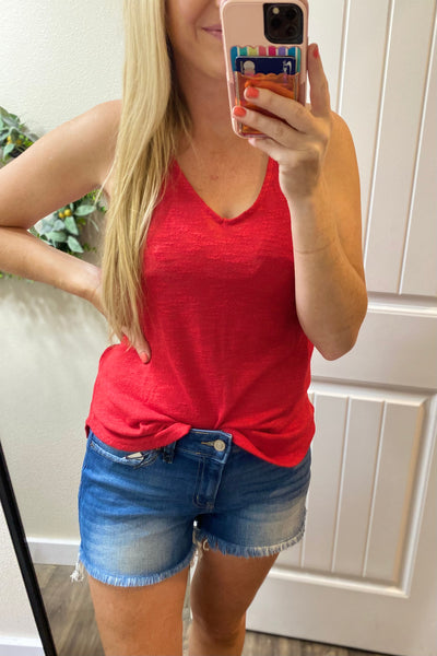 V-neck Sleeveless Cami Top