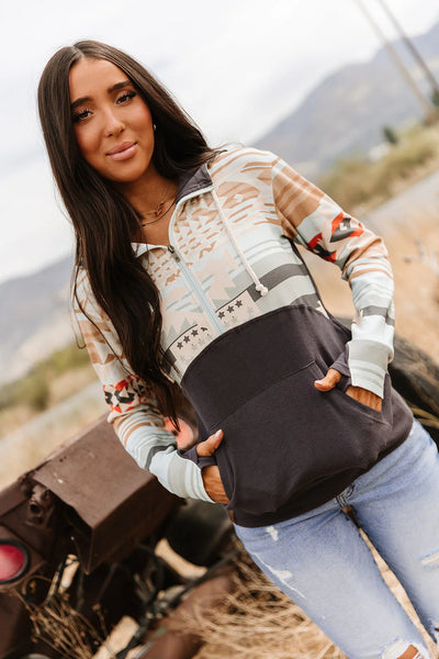 Ampersand Ave. Wrangle It 1/2 Zip Hoodie