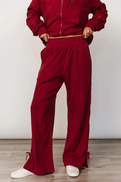 Ampersand Ave. Burgundy Full Zip and/or Pants