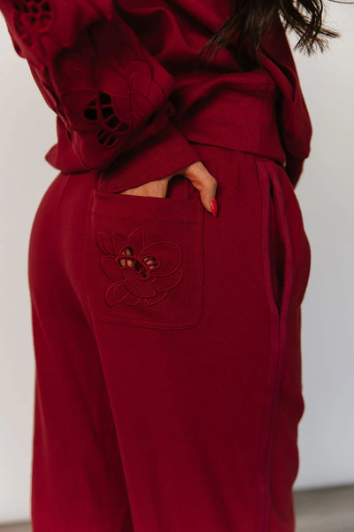 Ampersand Ave. Burgundy Full Zip and/or Pants