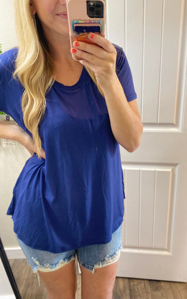 Bamboo Scoop Neck Tee