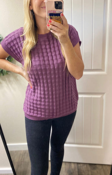 MM Kelly Knit in Pink and Lavender