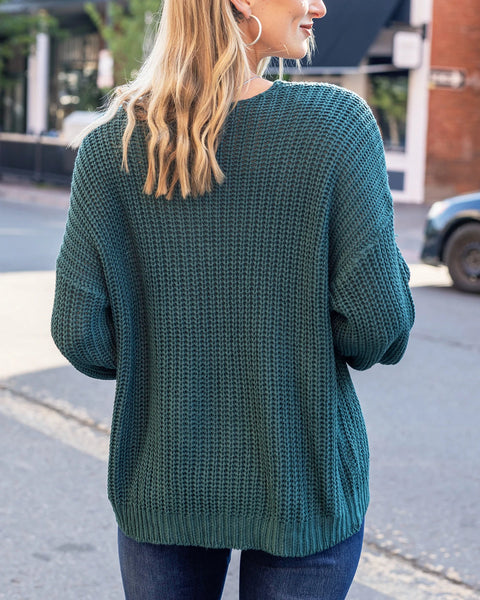 Sale! Ginger Spice or Teal Chunky Knit Sweater