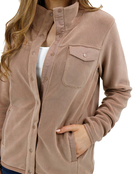 Sale! Luxe Grey Fleece Jacket