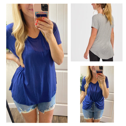 Bamboo Scoop Neck Tee