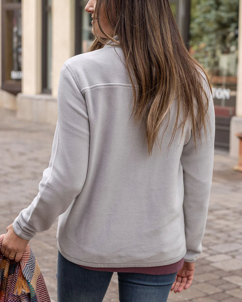 Sale! Luxe Grey Fleece Jacket