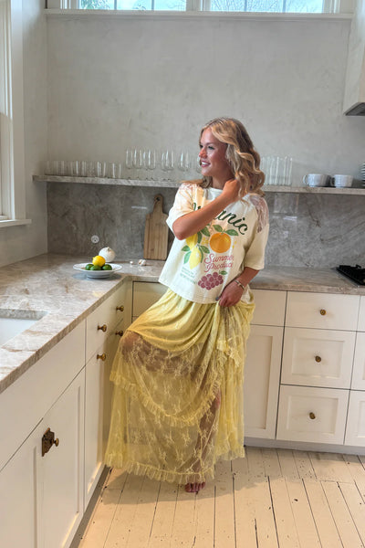 Preorder Blakeley Boho Lace Maxi Skirt