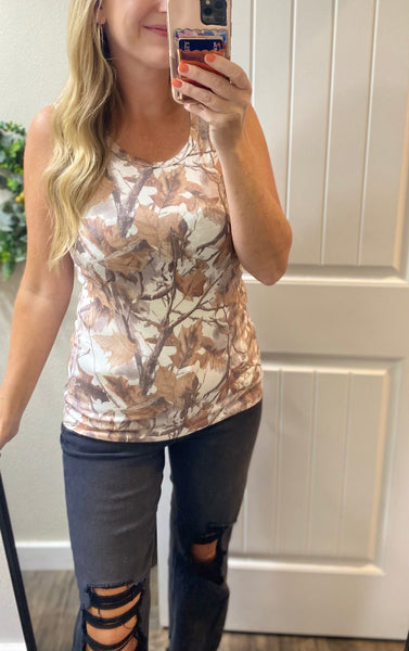 MM Woodsy Camo Micro-Ribbed Tank