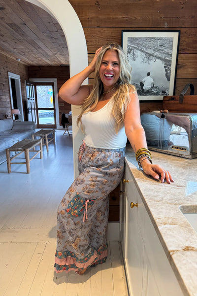 Preorder Blakeley Floral Boho Pants
