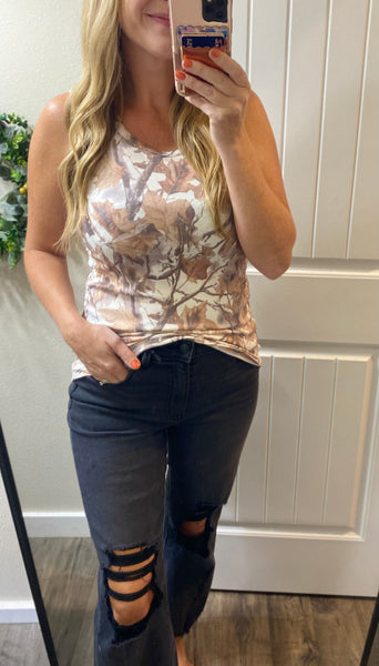 MM Woodsy Camo Micro-Ribbed Tank