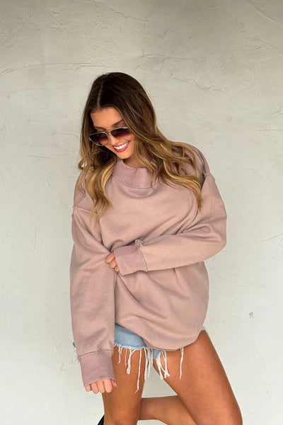 Blakeley Spring Mock Neck Pocket Pullovers