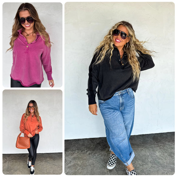 Blakeley Snap Button Pullover