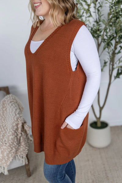 MM Rust Tunic Dress