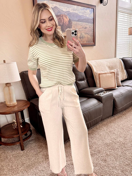 Natural Linen Pants