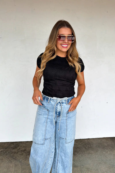 Preorder Blakeley Tie Waist Jeans