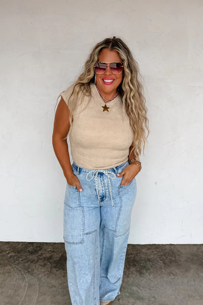 Preorder Blakeley Tie Waist Jeans