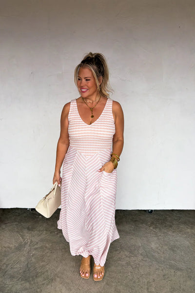 Preorder Blakeley Striped Maxi Dresses
