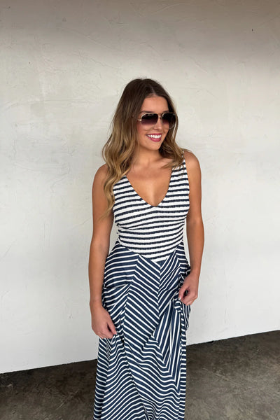 Preorder Blakeley Striped Maxi Dresses