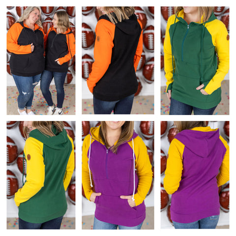 MM Game Day 1/2 Zip Hoodies