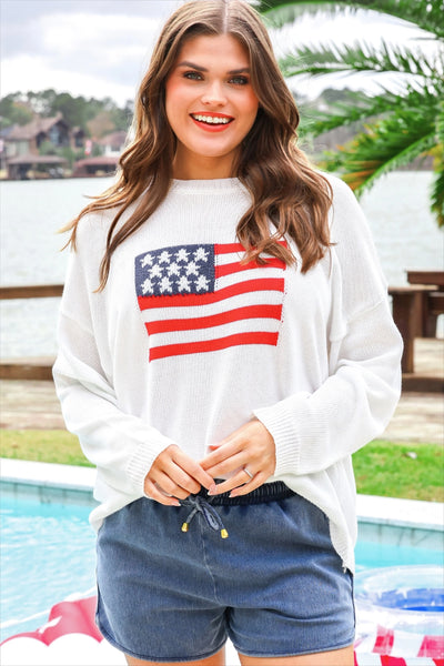 Preorder Jess Lea USA Flag Sweater