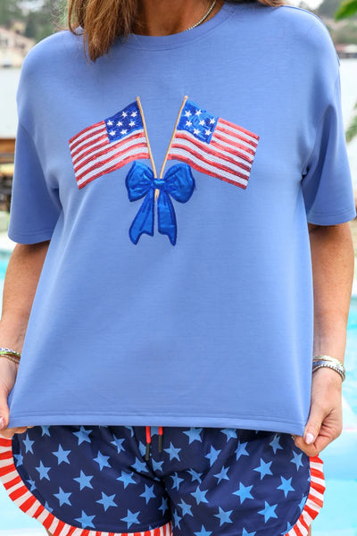 Preorder Jess Lea Bow Flag Luxe Top