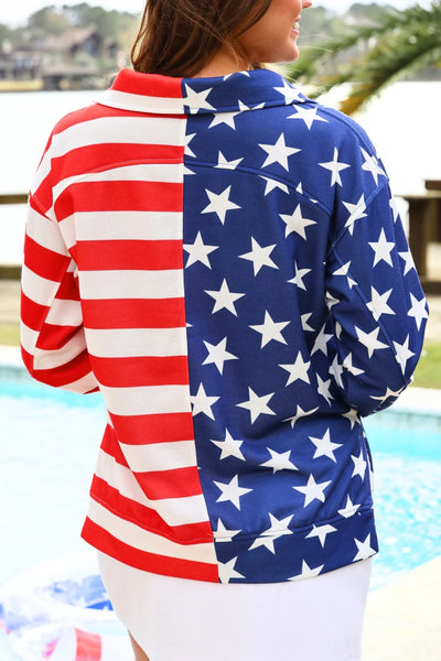 Preorder Stars & Stripes 1/4 Zip