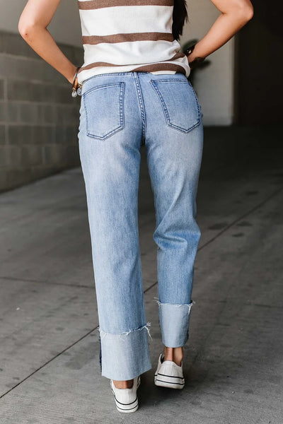 Ampersand Ave. Cuff Denim