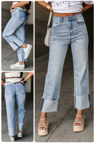 Ampersand Ave. Cuff Denim