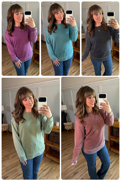 MM Fall Vintage Wash Pullovers