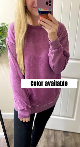 MM Fall Vintage Wash Pullovers