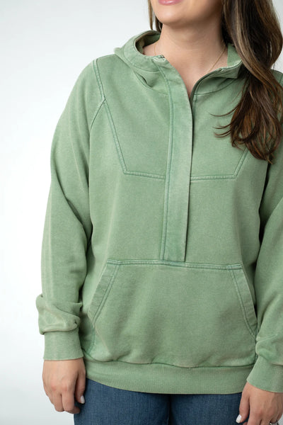 MM Fall Vintage Wash Snap Pullovers