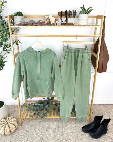 MM Fall Vintage Wash Snap Pullovers