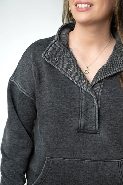 MM Fall Vintage Wash Snap Pullovers