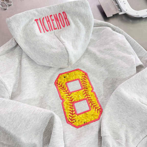 Custom Sport Number Hoodie