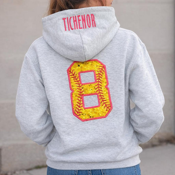 Custom Sport Number Hoodie