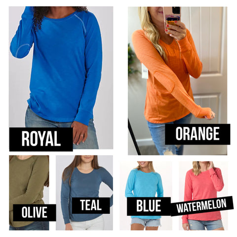 Elbow Patch Long Sleeves