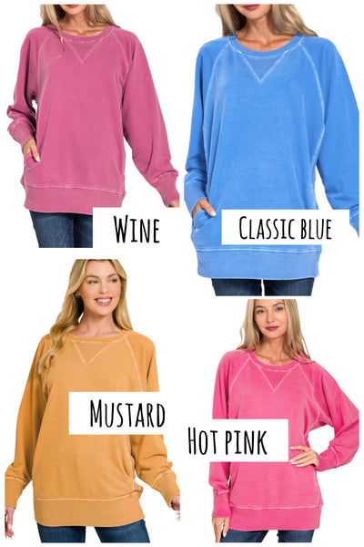 Spring French Terry Pullovers