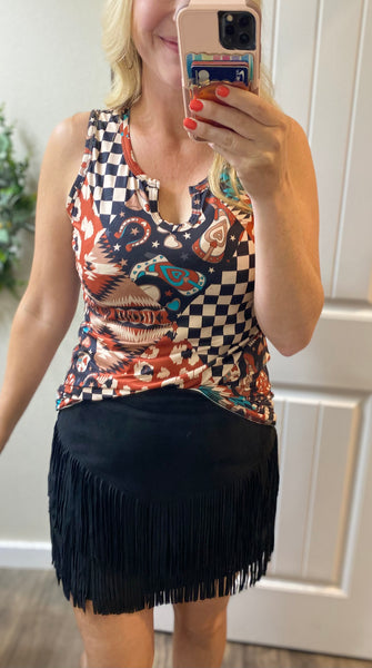 Country Fringe Skorts